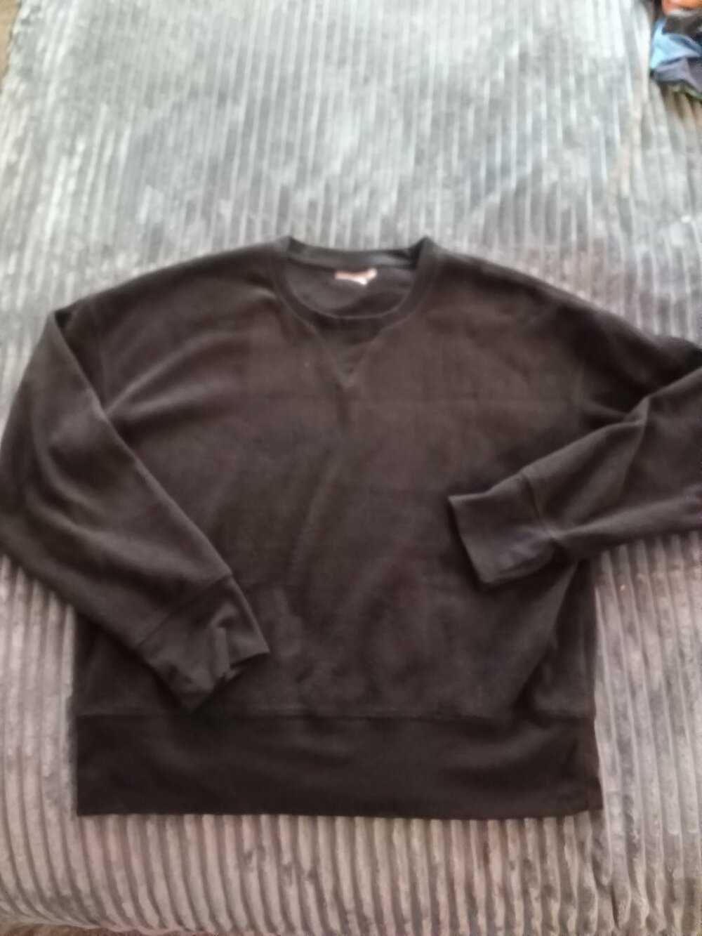 Betsey Johnson Fleece Pullover XL Crewneck